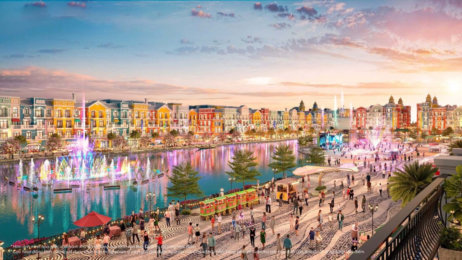 phố đi bộ tại vinhomes hải vân bay