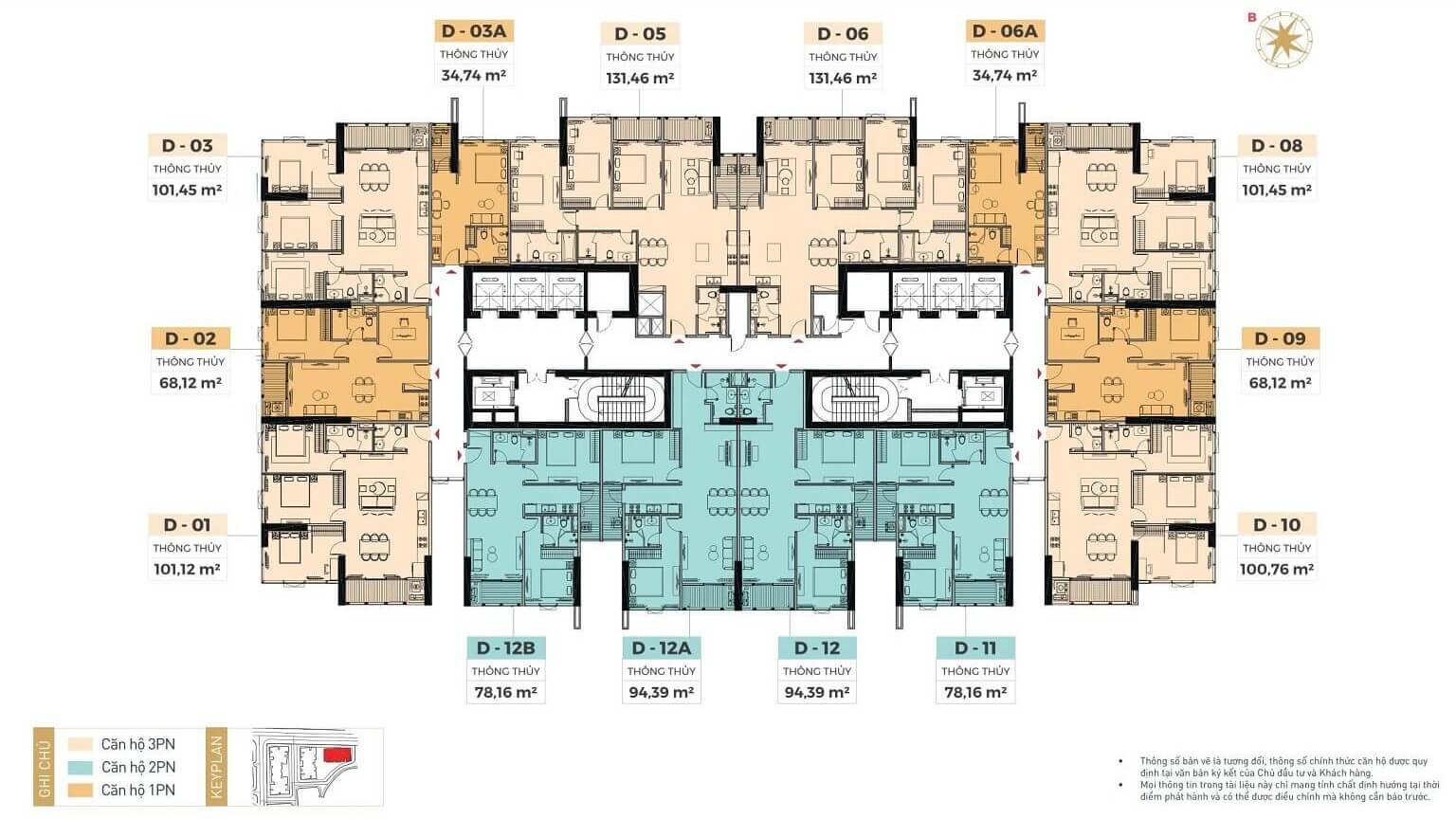 mặt bằng dự án capital square đà nẵng