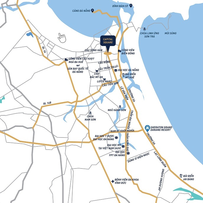 vị trí dự án capital square đà nẵng
